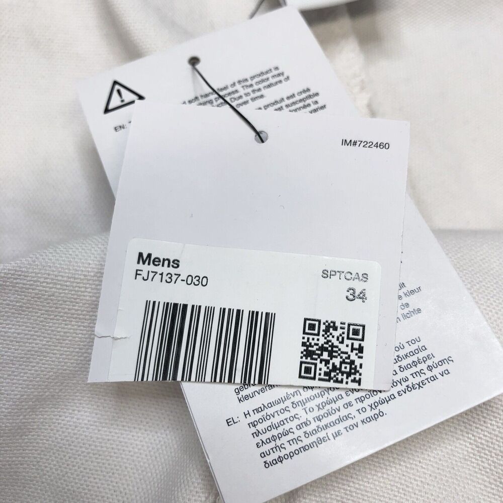 Nike Life Woven P44 Cargo Canvas Shorts White FJ7137-030 Men’s Size 34 - Picture 6 of 8